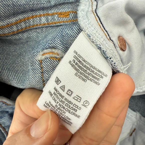 We The Free Blue Distressed Women Jeans - Picture 9 of 9